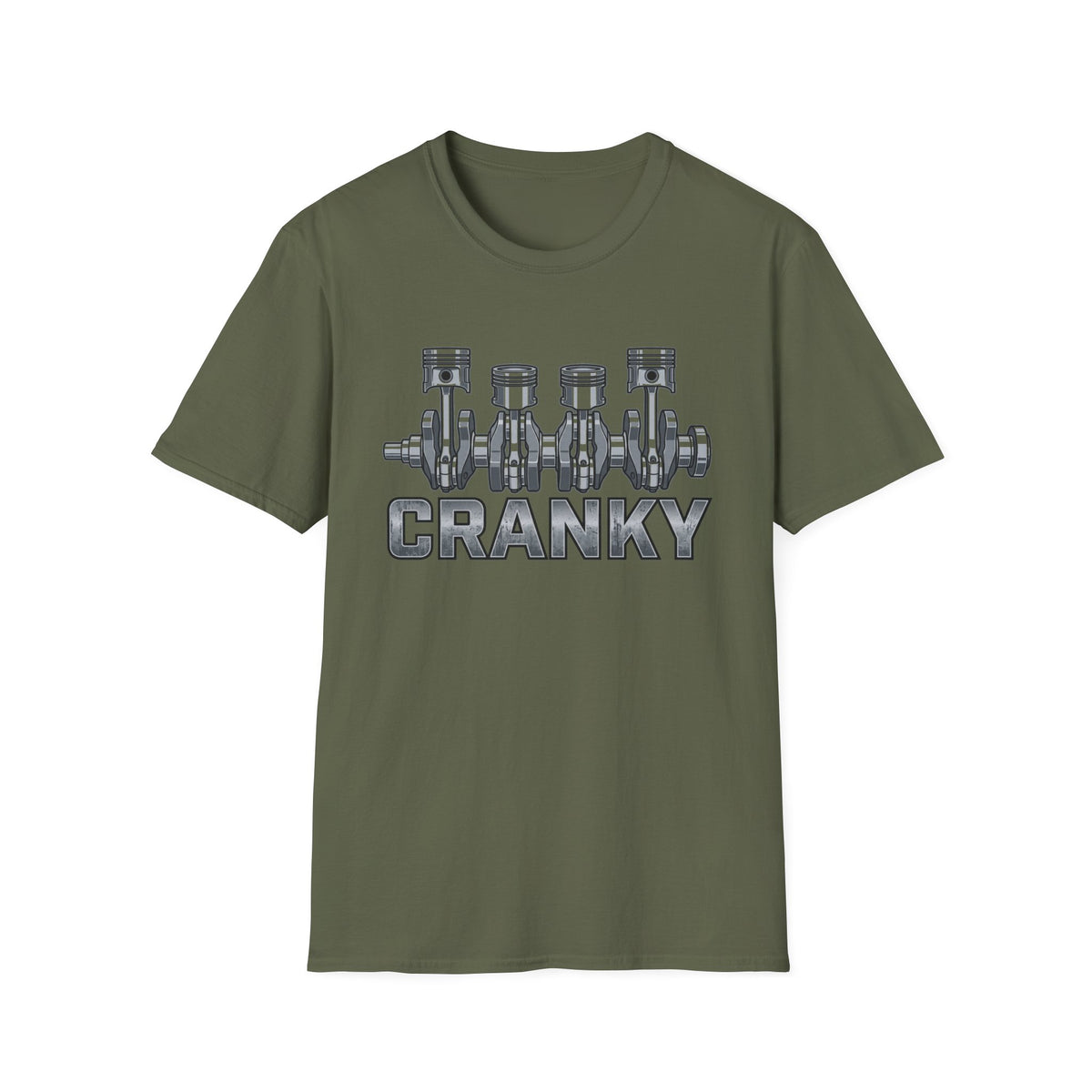 Cranky Engine Crankshaft T-Shirt