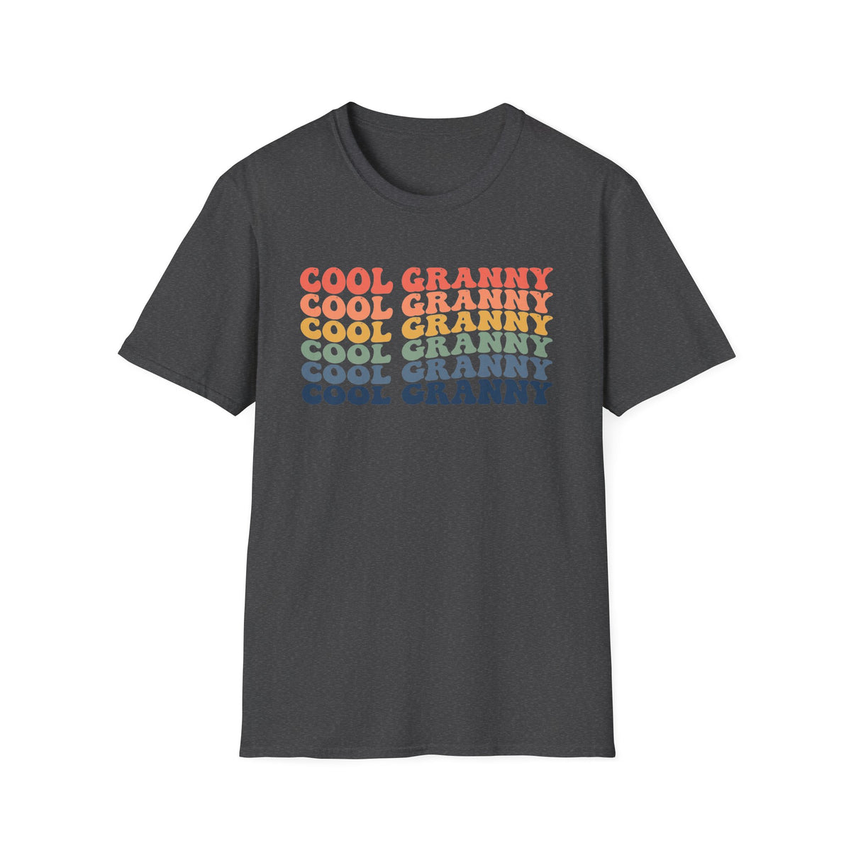 Cool Granny Retro Rainbow T-Shirt