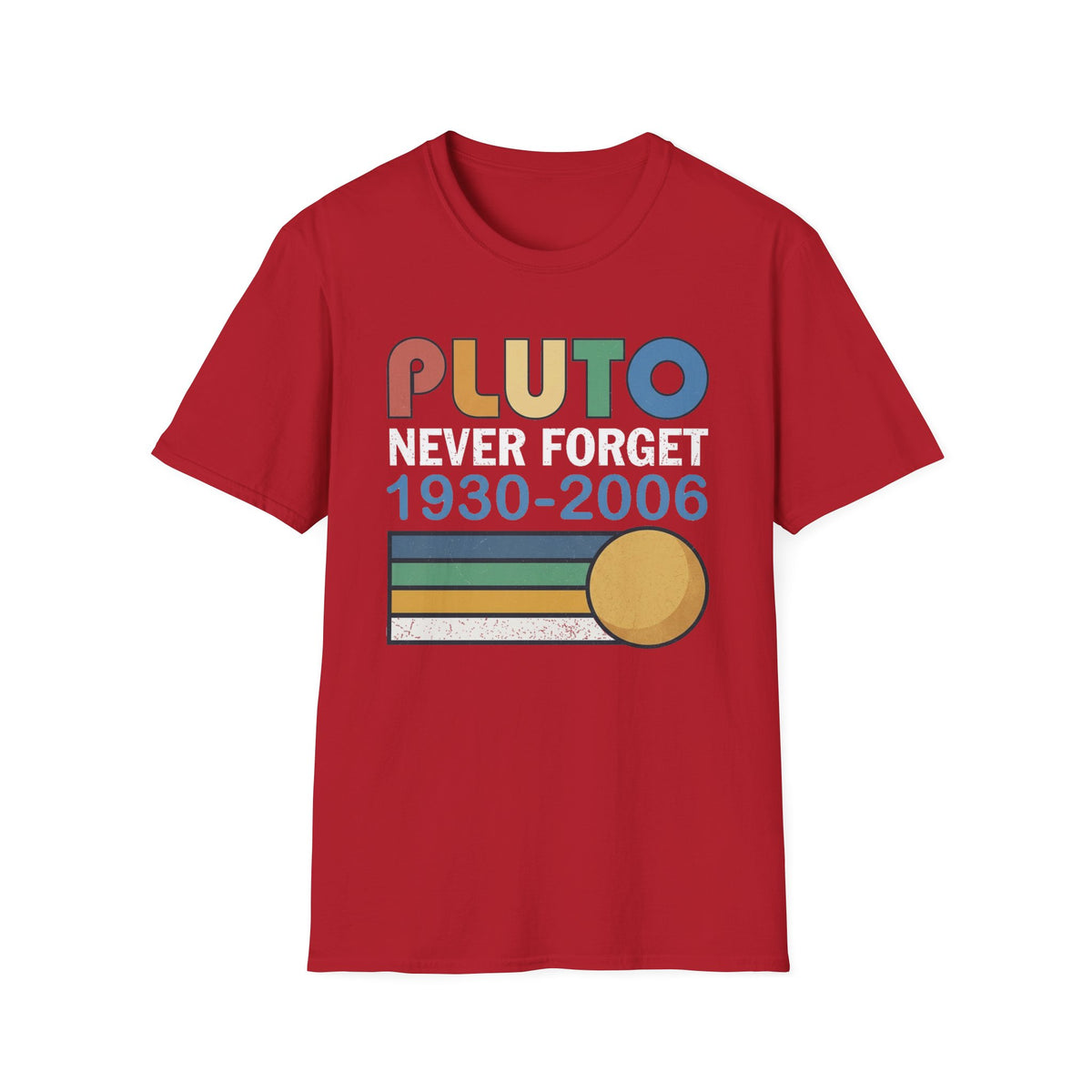 Pluto 1930–2006 Retro Planet T-Shirt