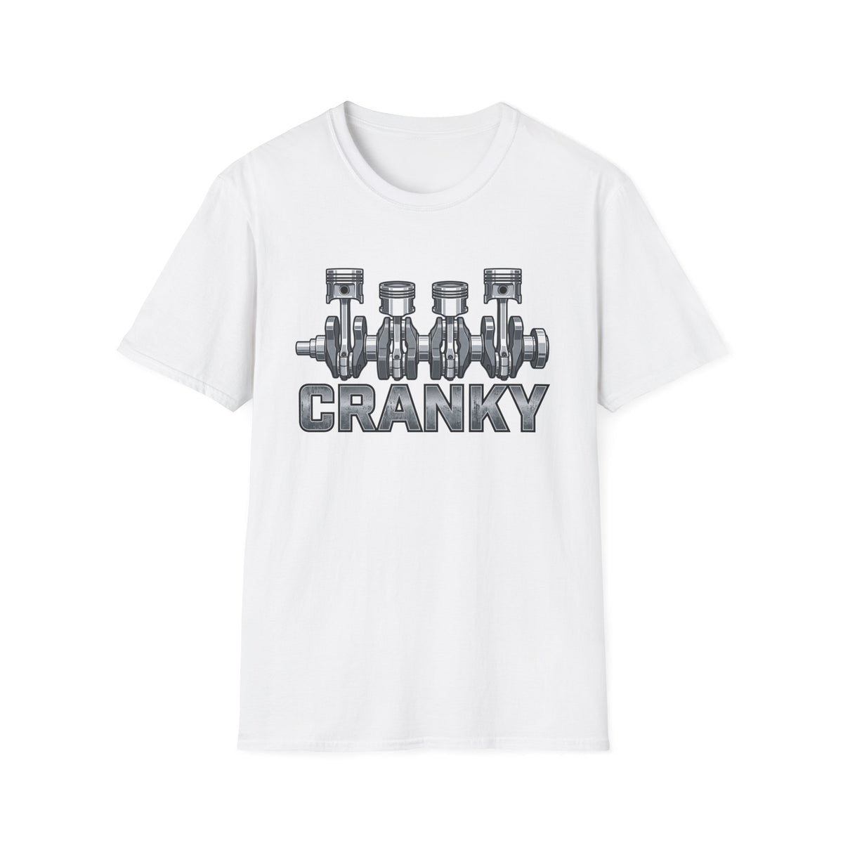 Cranky Engine Crankshaft T-Shirt