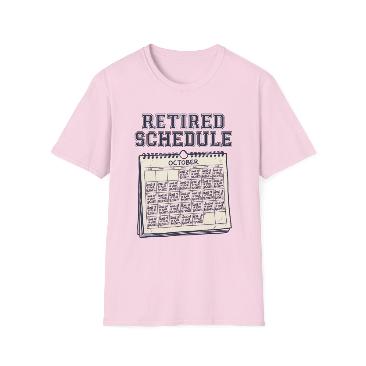 Retired Schedule T-Shirt