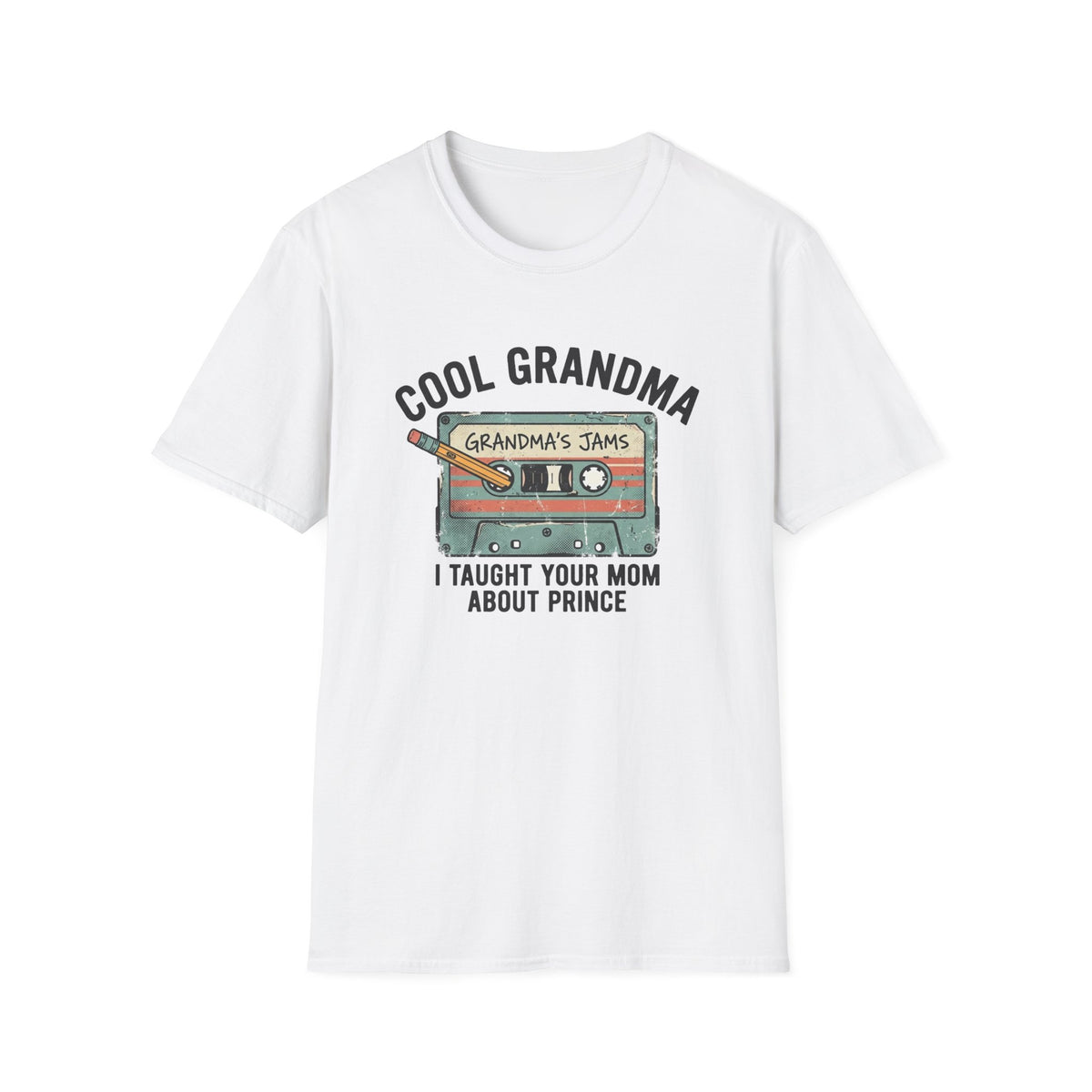 Cool Grandma T-Shirt – "Grandma’s Jams Taught Your Mom About Prince" T-Shirt