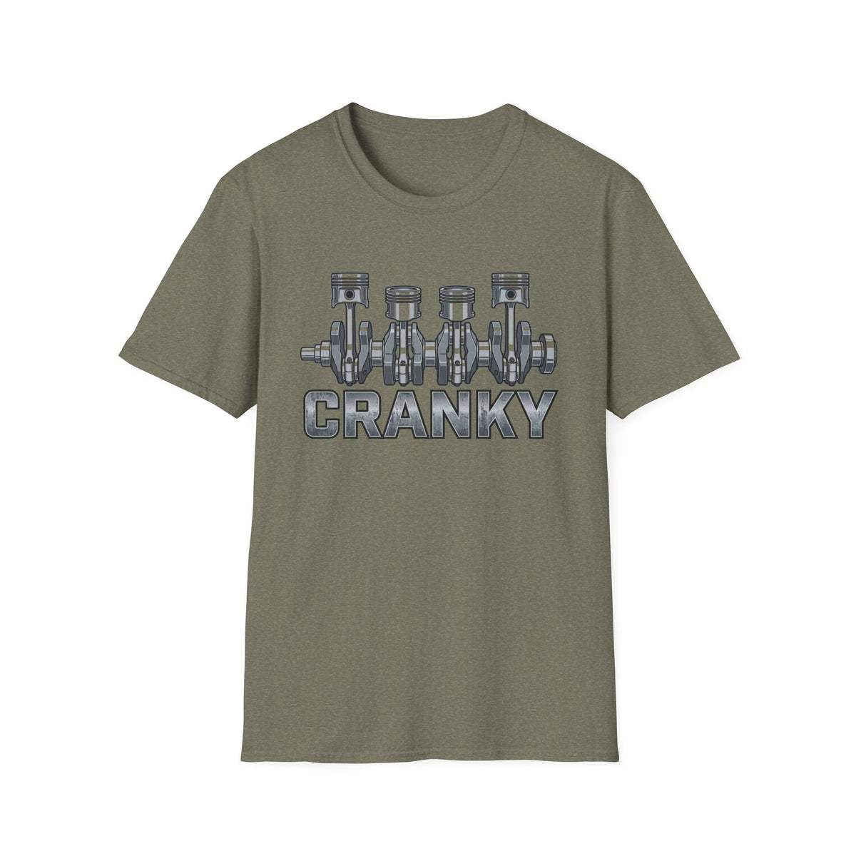 Cranky Engine Crankshaft T-Shirt
