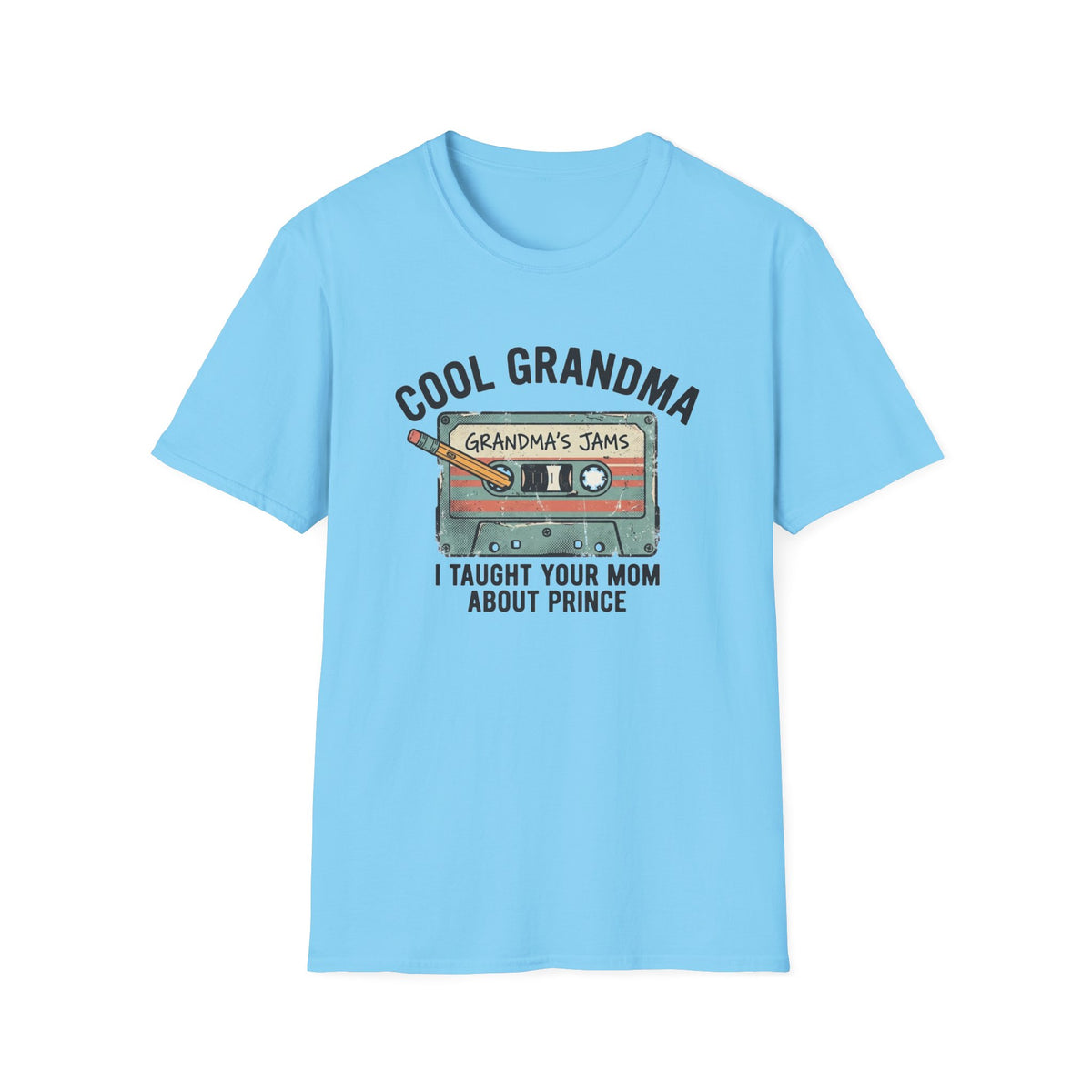 Cool Grandma T-Shirt – "Grandma’s Jams Taught Your Mom About Prince" T-Shirt