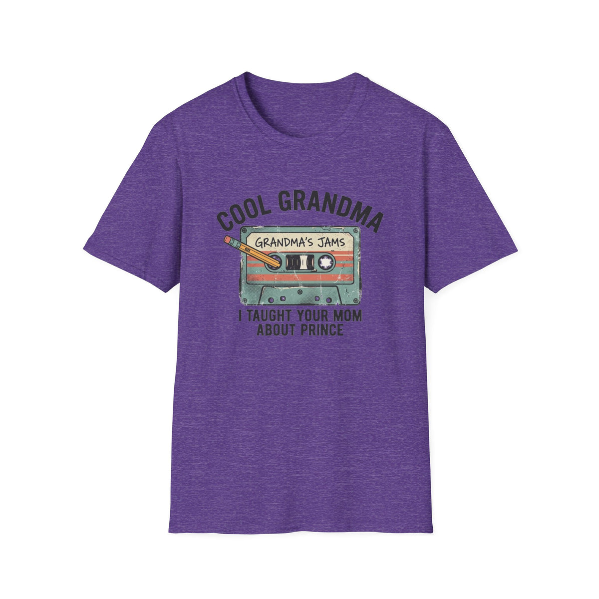 Cool Grandma T-Shirt – "Grandma’s Jams Taught Your Mom About Prince" T-Shirt