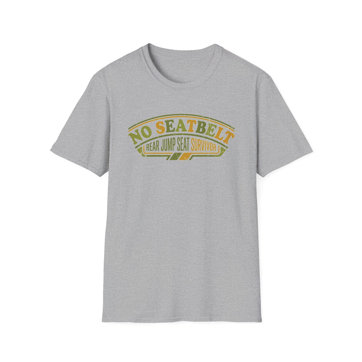 No Seatbelt - Rear Jump Seat Survivor T-Shirt