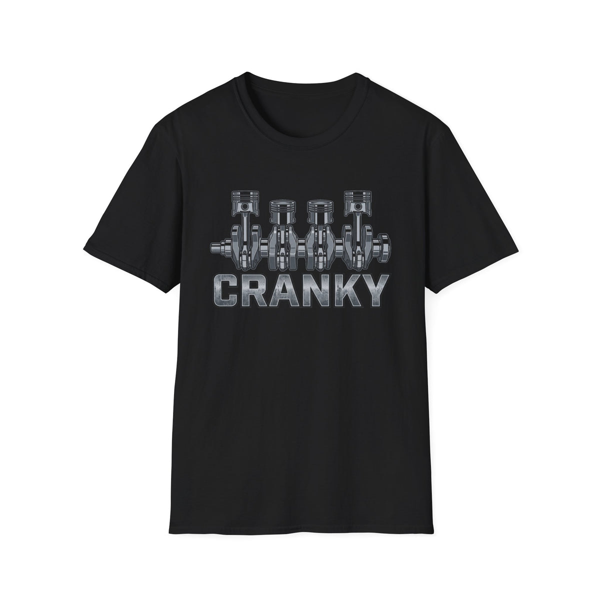 Cranky Engine Crankshaft T-Shirt