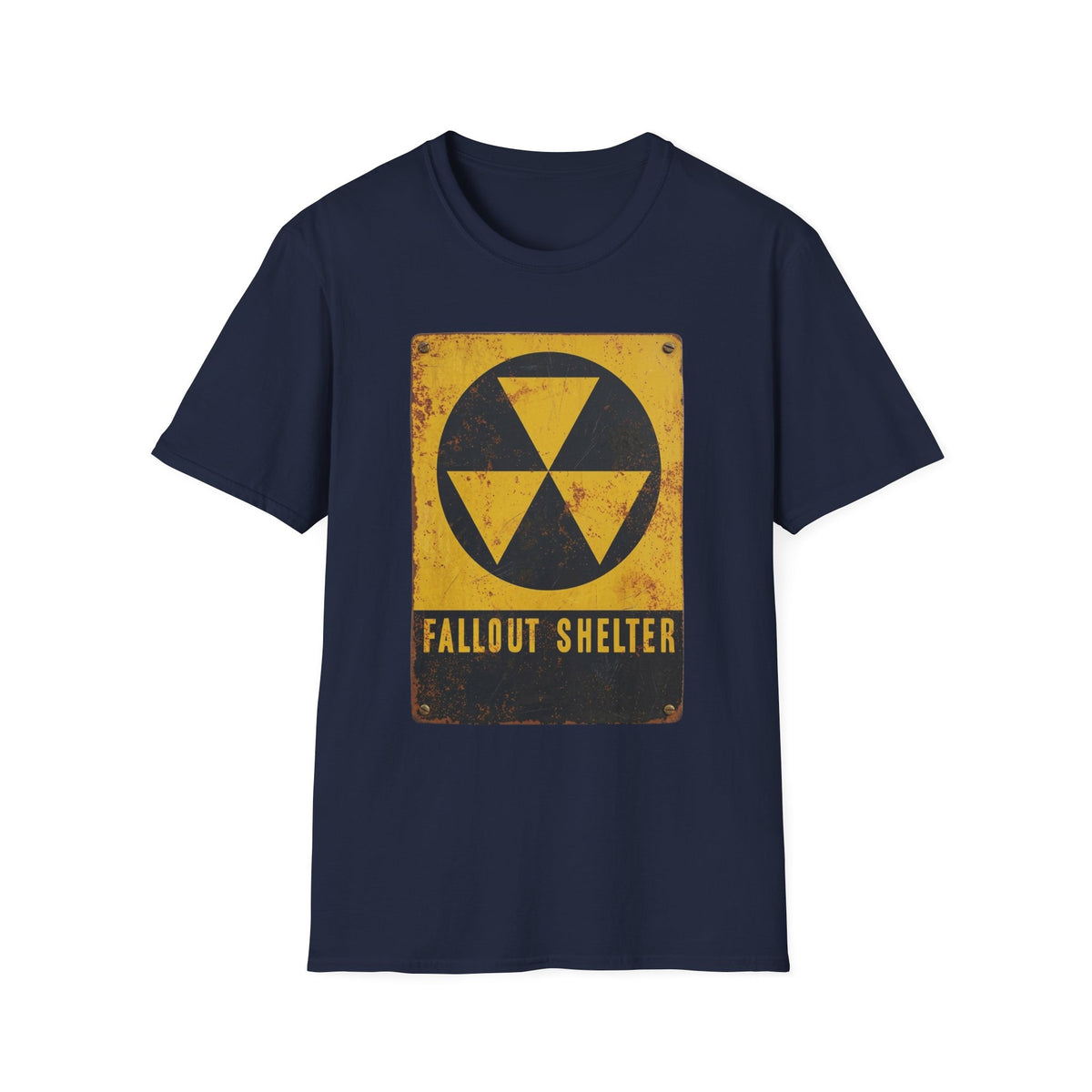 Fallout Shelter Vintage Nuclear Sign T-Shirt