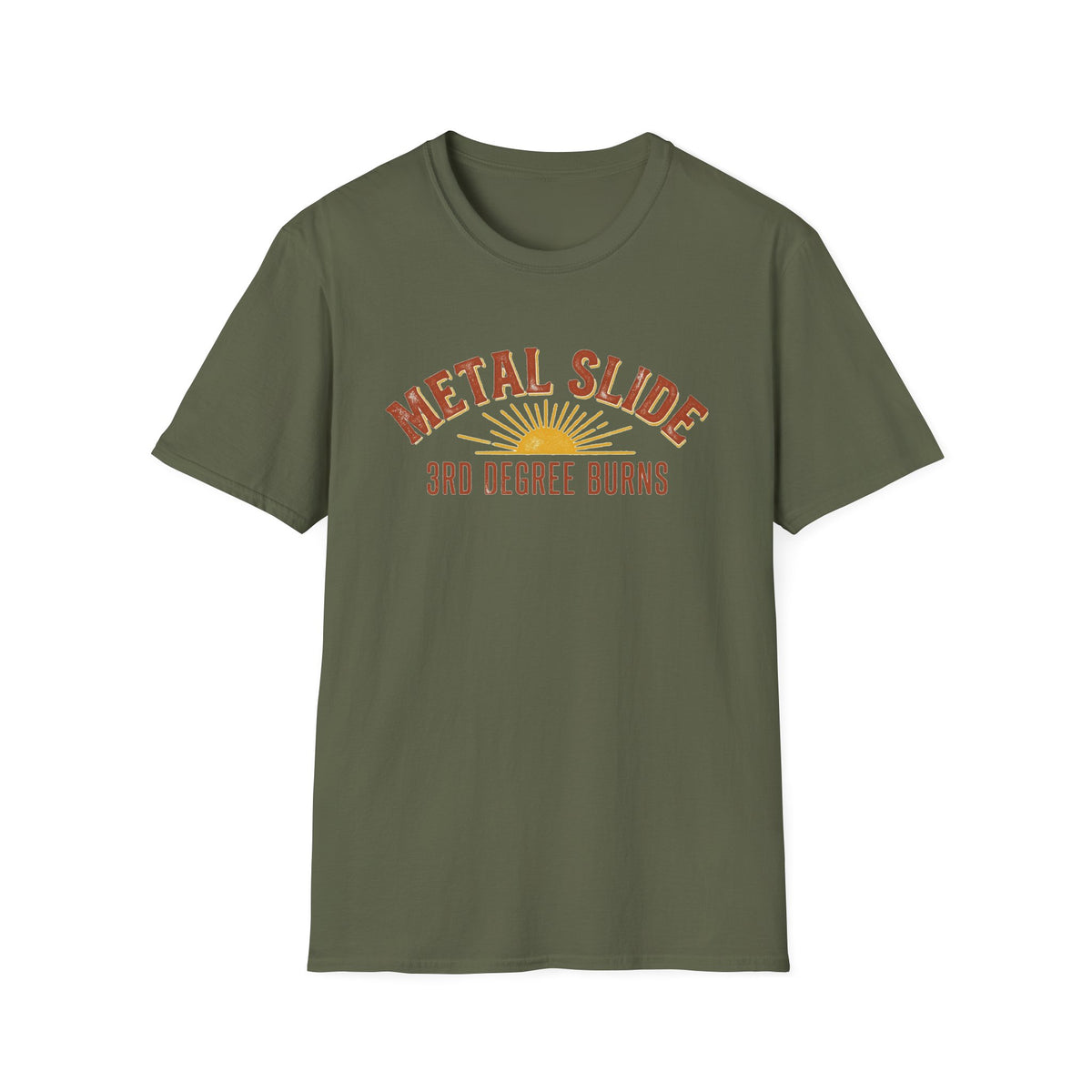Metal Slide "3rd Degree Burns" Graphic T-Shirt