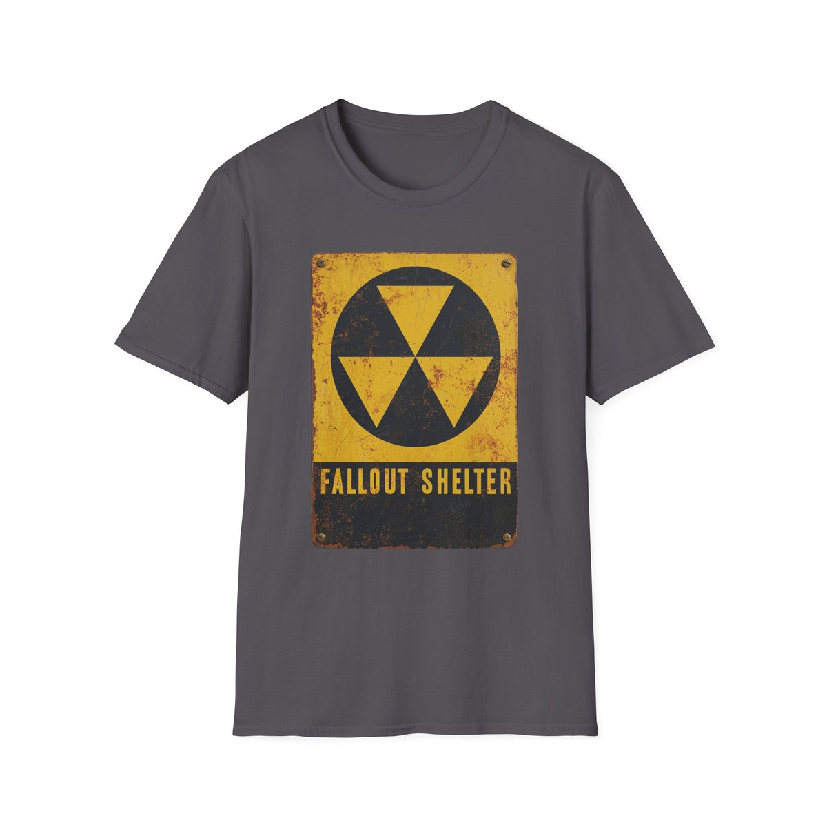 Fallout Shelter Vintage Nuclear Sign T-Shirt