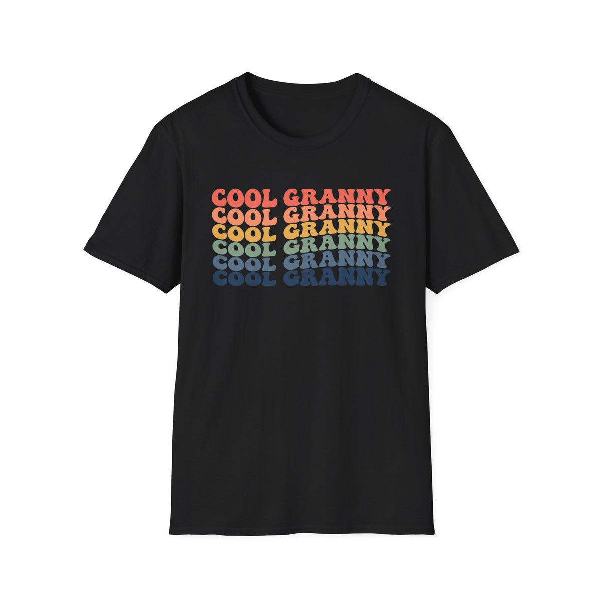 Cool Granny Retro Rainbow T-Shirt