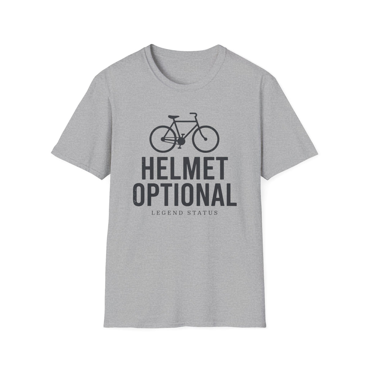 Helmet Optional Bicycle T‑Shirt