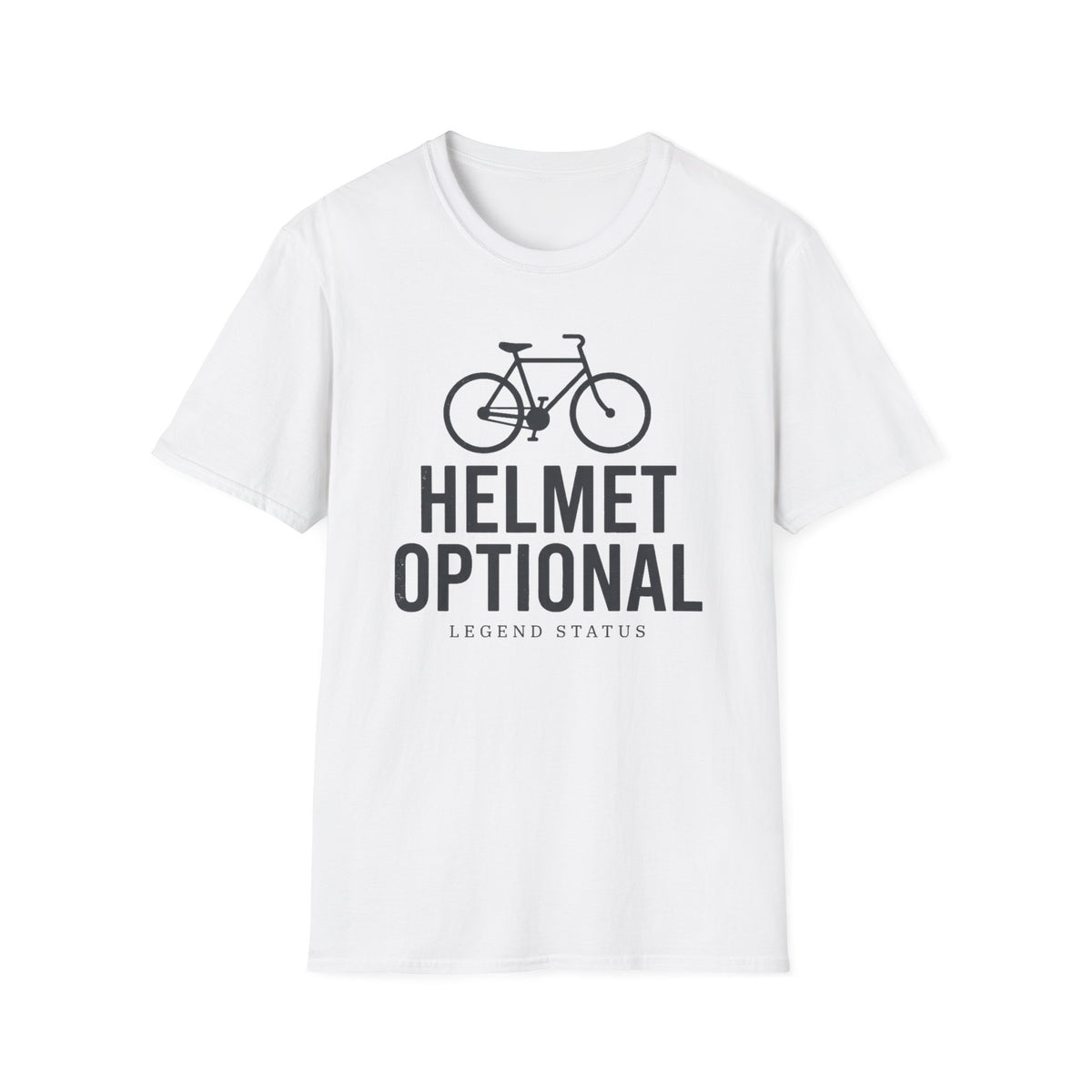 Helmet Optional Bicycle T‑Shirt