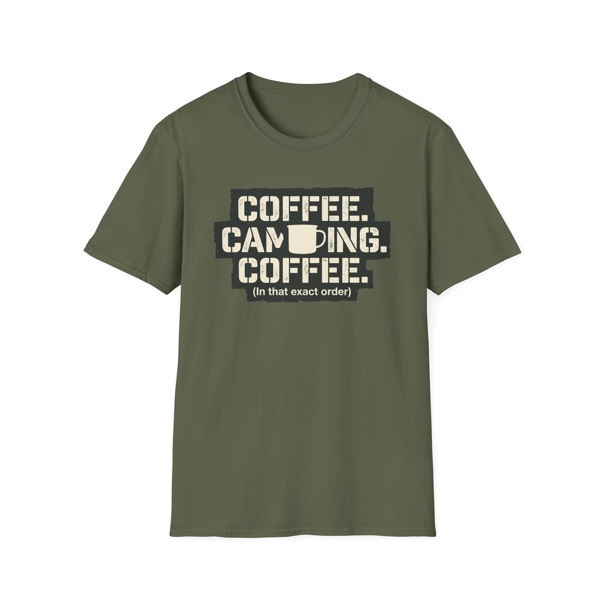 Coffee. Camping. Coffee. T-Shirt