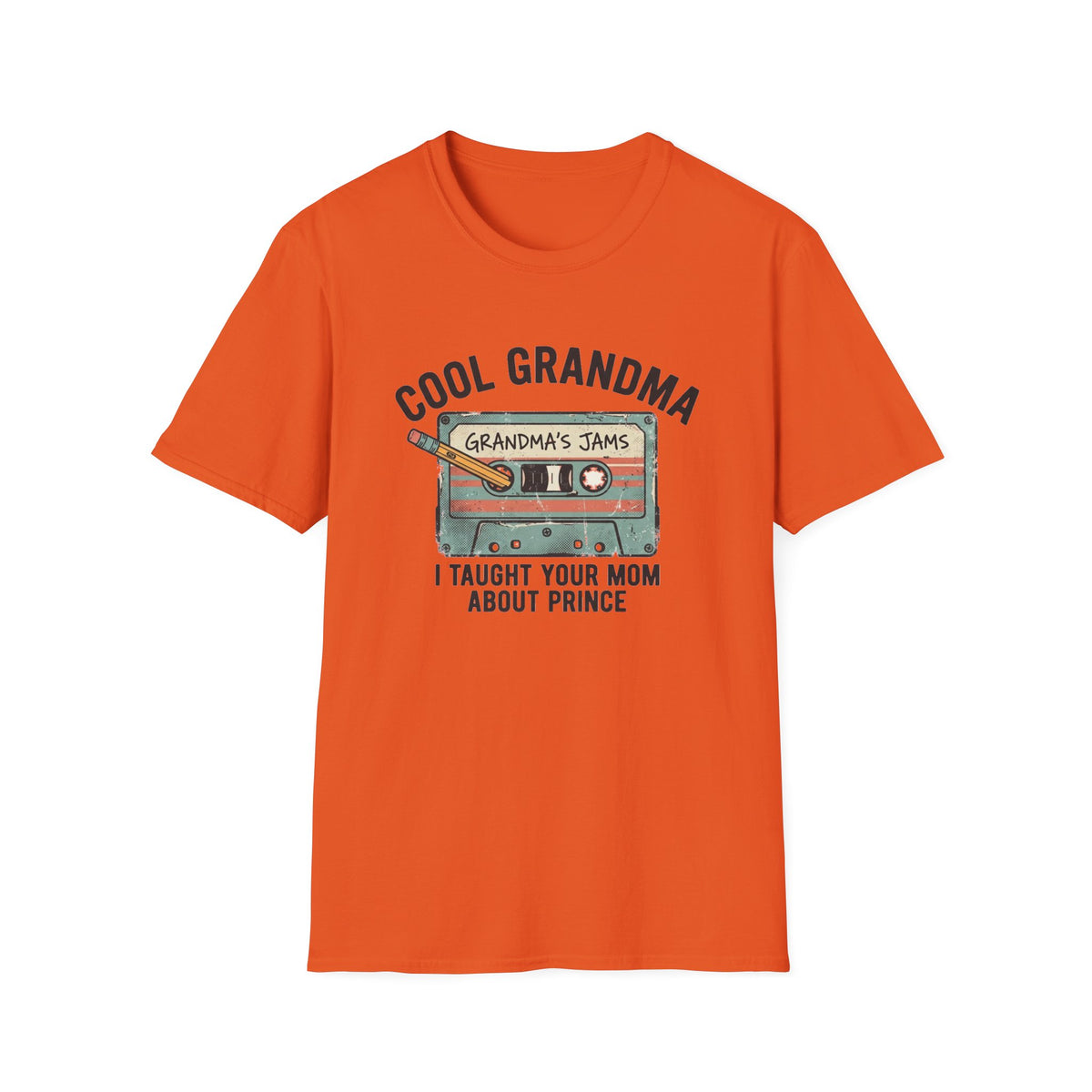 Cool Grandma T-Shirt – "Grandma’s Jams Taught Your Mom About Prince" T-Shirt
