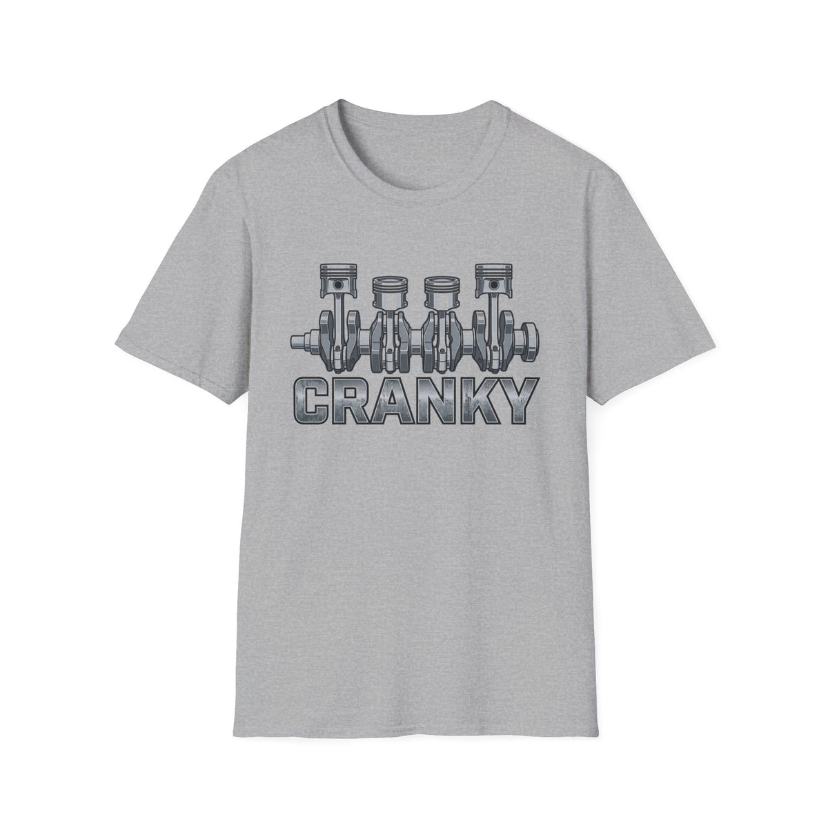 Cranky Engine Crankshaft T-Shirt