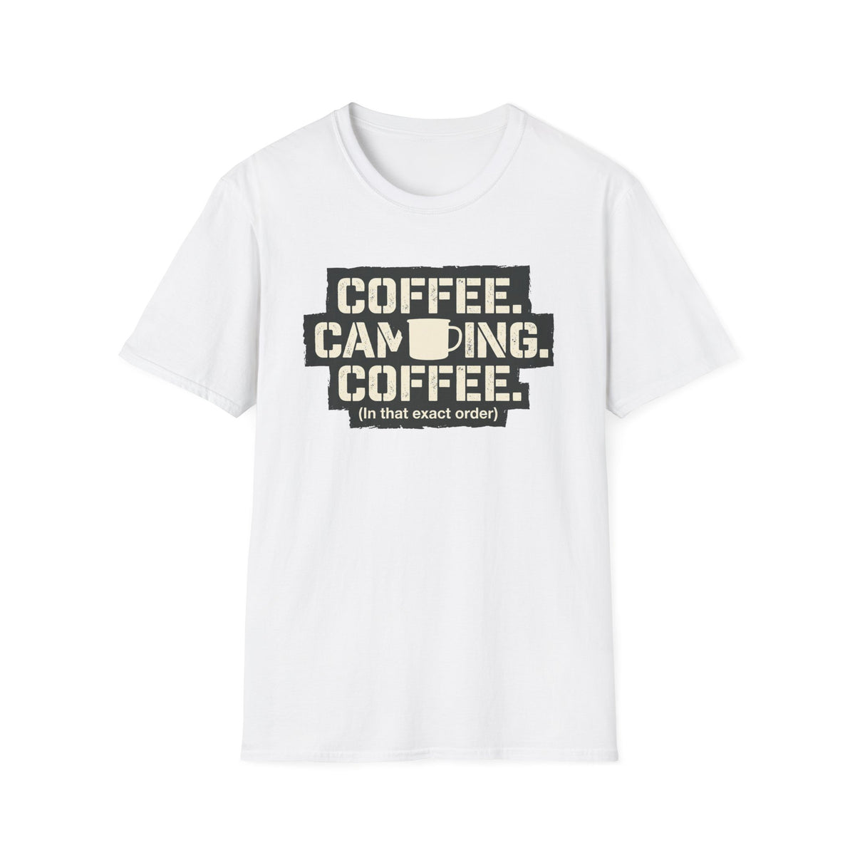 Coffee. Camping. Coffee. T-Shirt