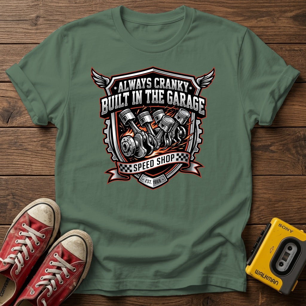 Military Green wood flat-lay