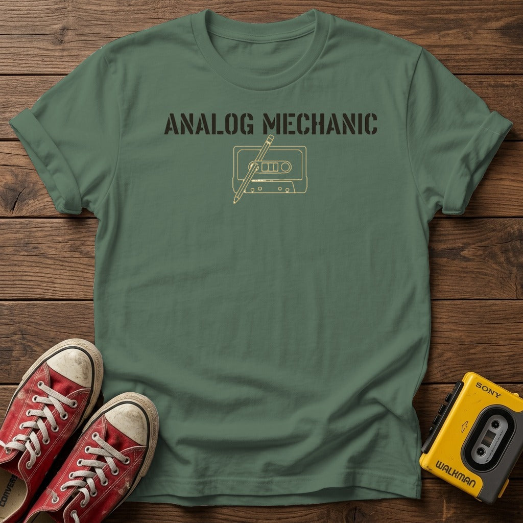 Military Green wood flat-lay