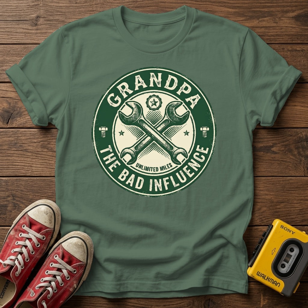 Military Green wood flat-lay