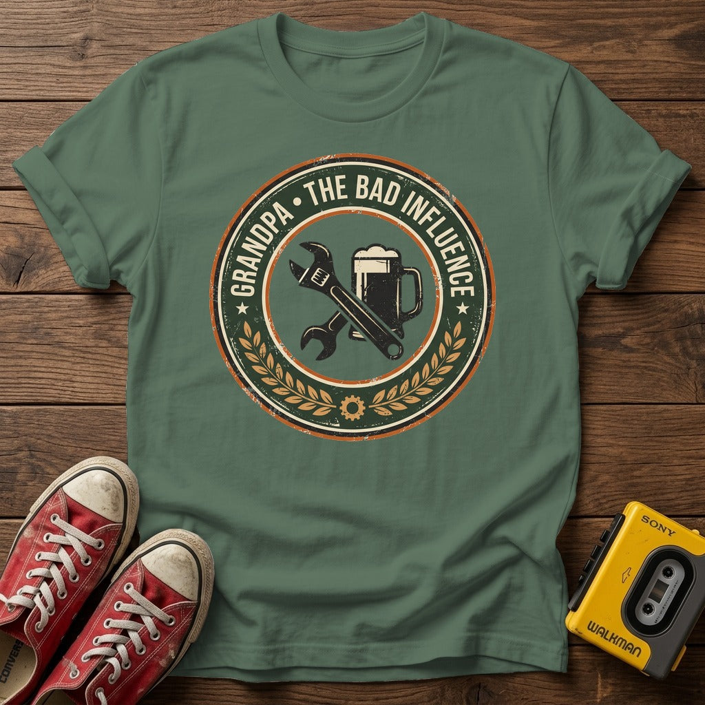 Military Green wood flat-lay