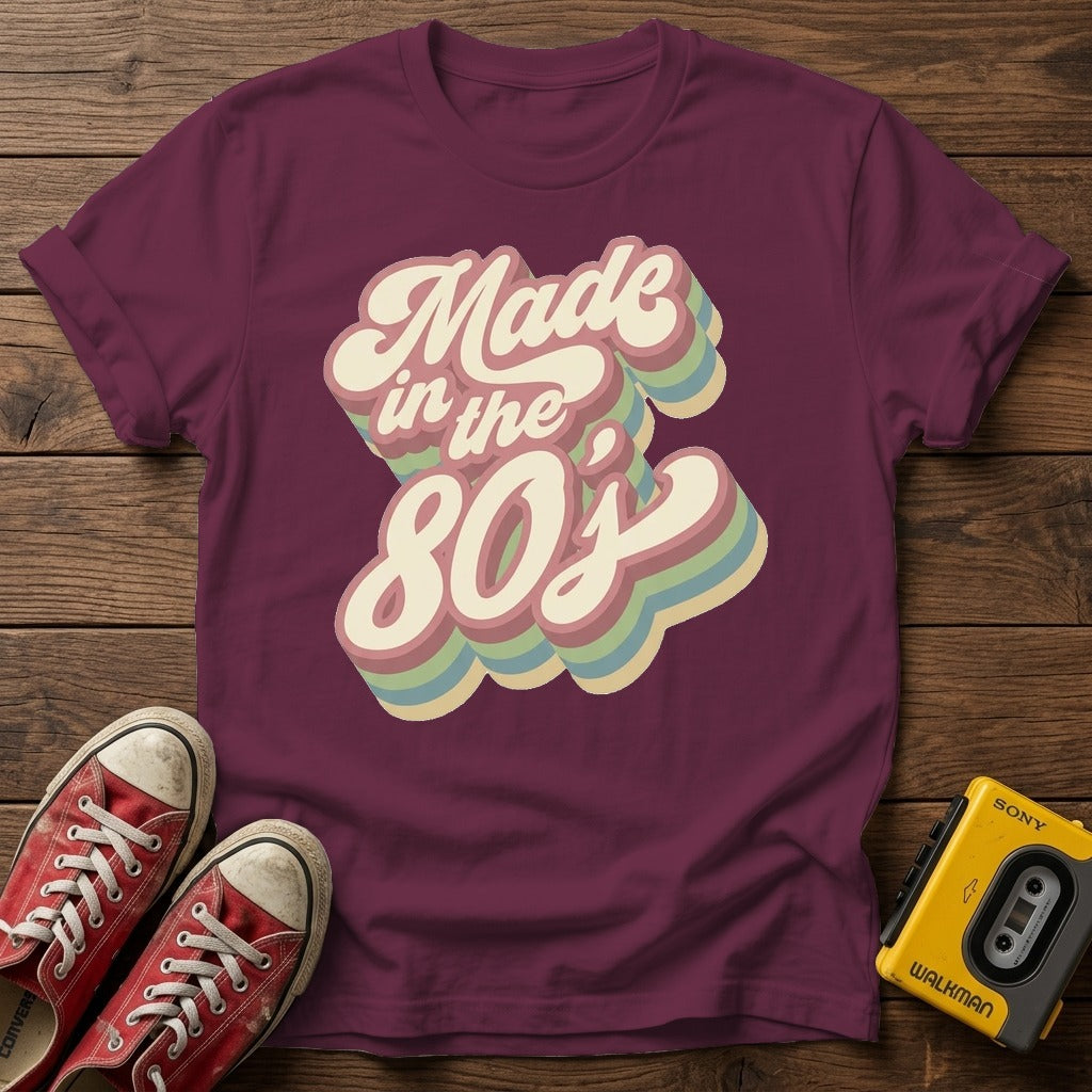Heather Maroon wood flat-lay