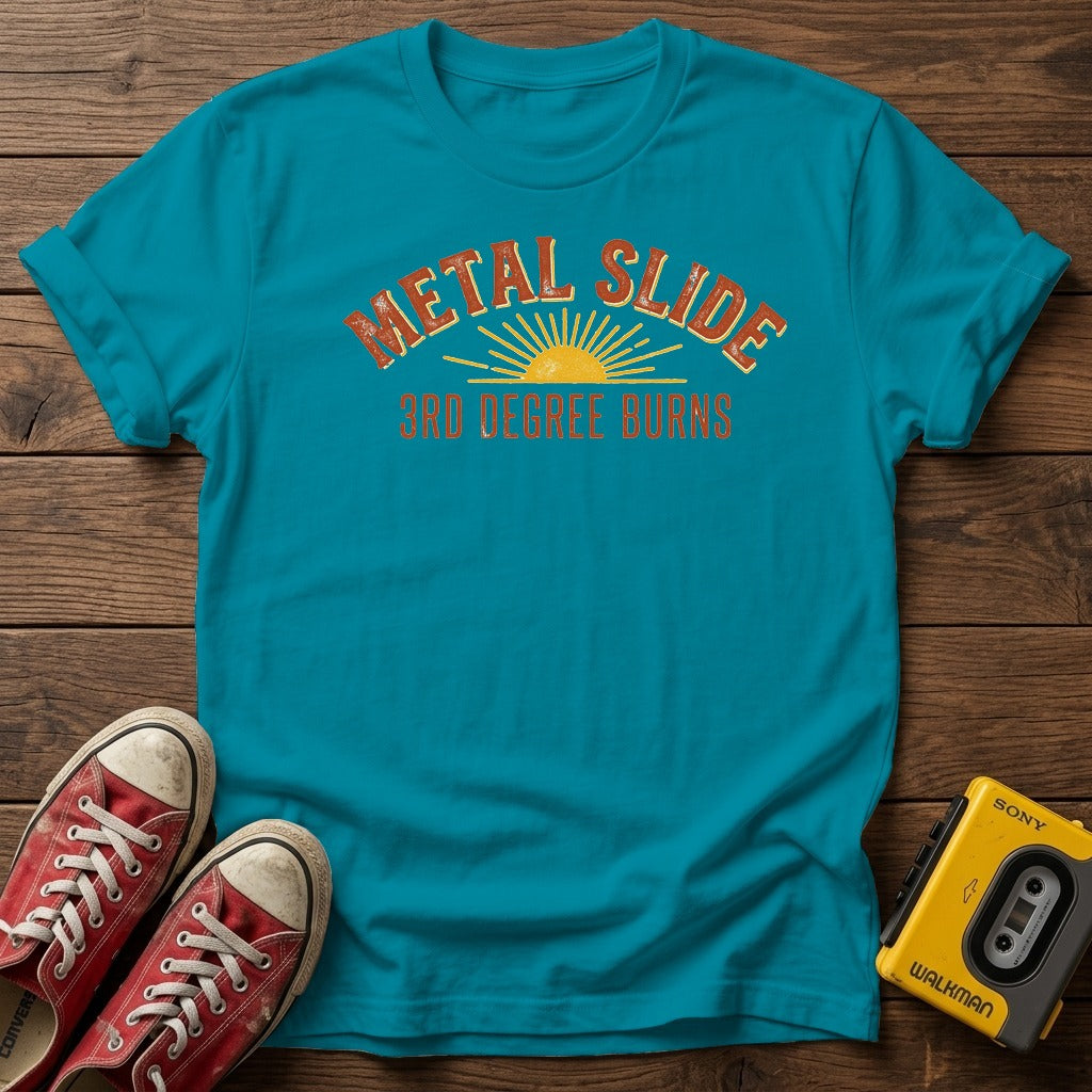Tropical Blue wood flat-lay