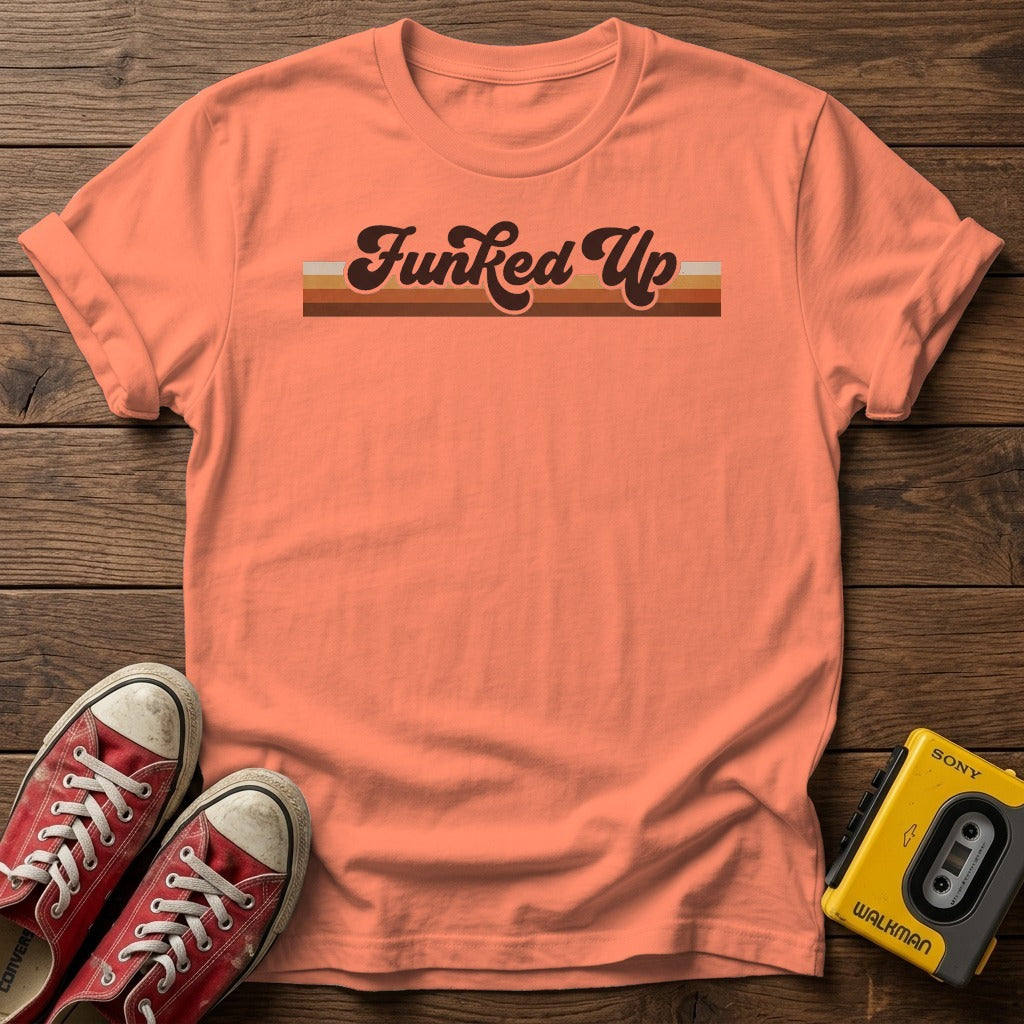 Heather Orange wood flat-lay