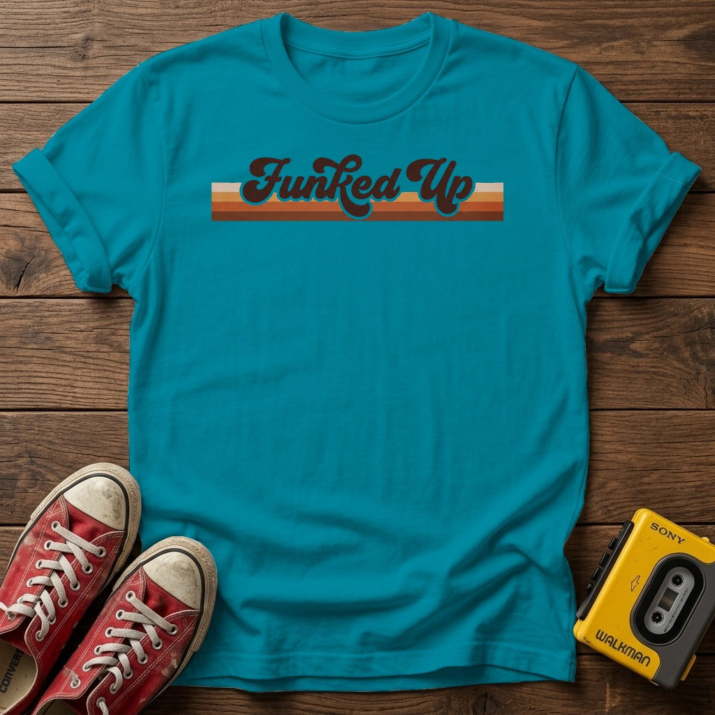 Tropical Blue wood flat-lay