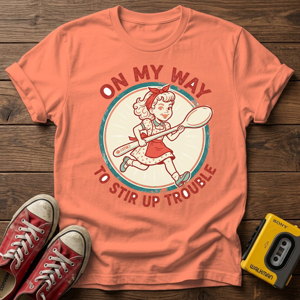 Heather Orange wood flat-lay