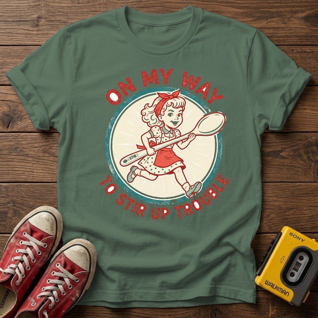 Military Green wood flat-lay