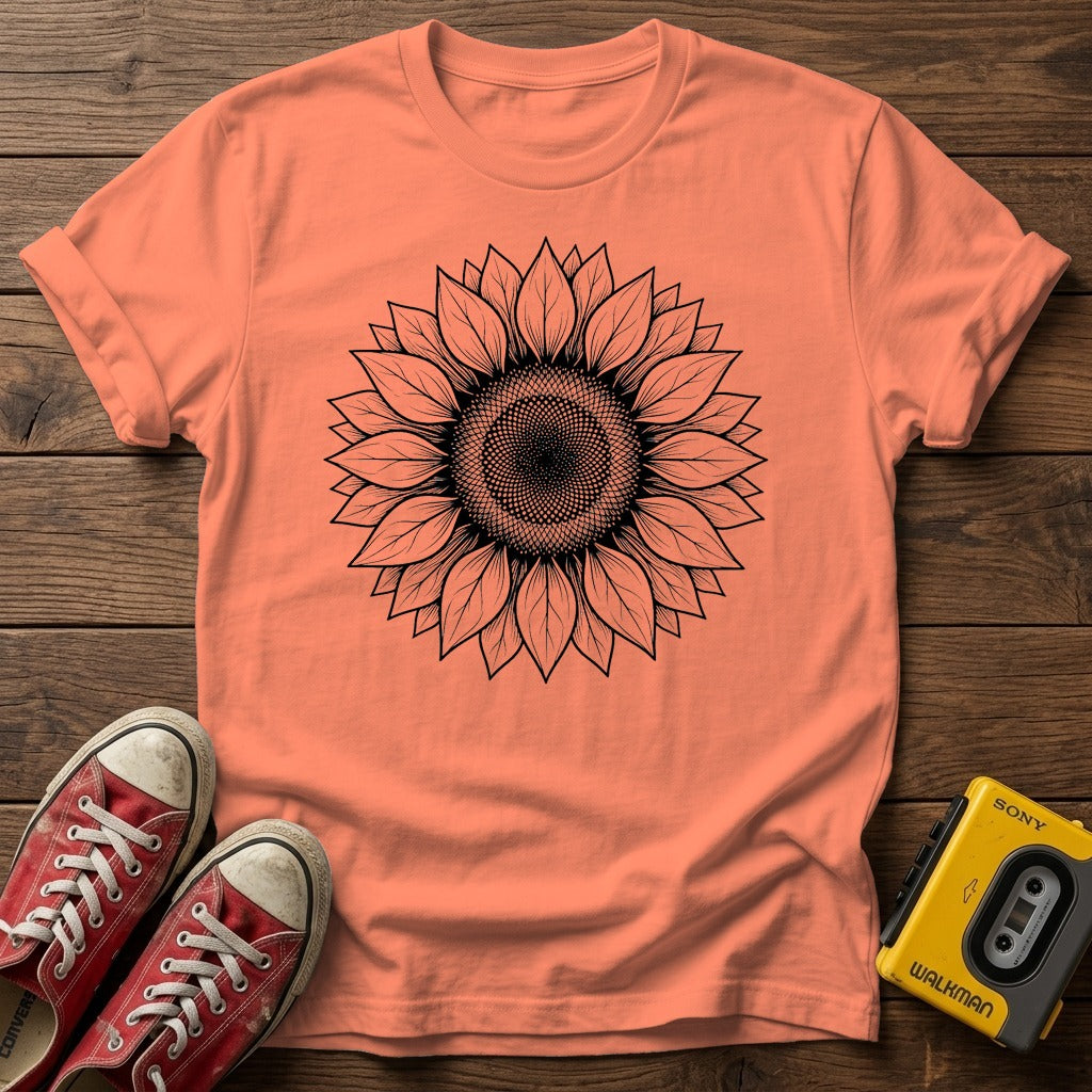 Heather Orange wood flat-lay
