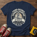Third Degree Summer Champion T-Shirt — Navy wood flat-lay