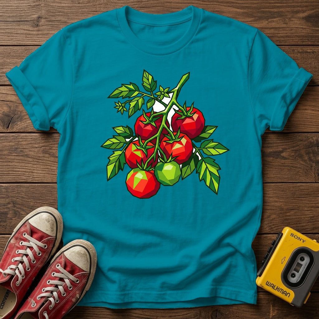 Tropical Blue wood flat-lay