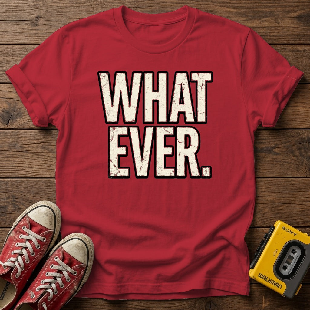 Cherry Red wood flat-lay